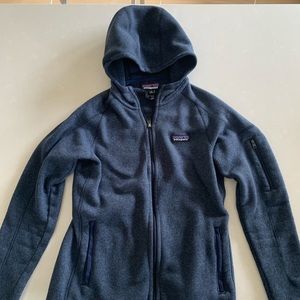 Patagonia better sweater fleece hoodie blue